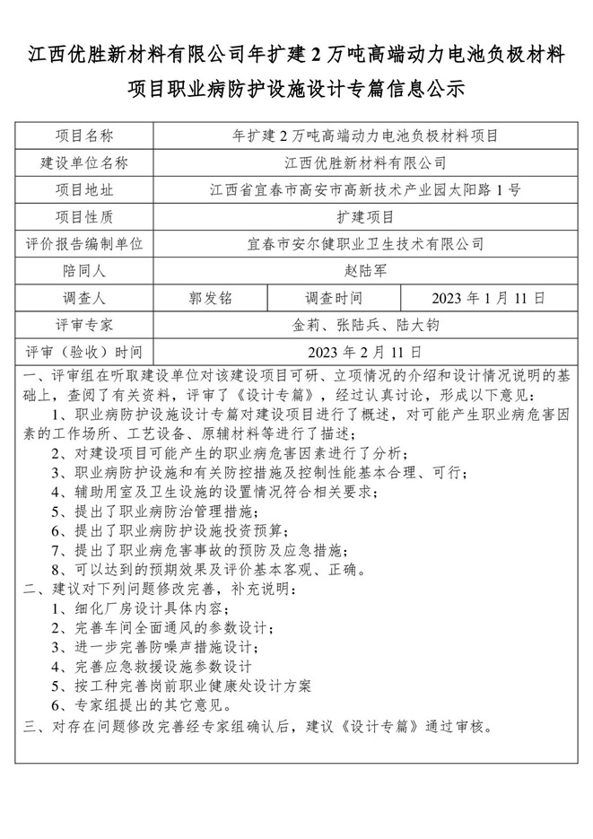 江西優(yōu)勝新材料有限公司年擴(kuò)建2萬噸高端動(dòng)力電池負(fù)極材料項(xiàng)目職業(yè)病防護(hù)設(shè)施設(shè)計(jì)專篇信息公示.jpg